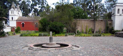 Hacienda courtyard