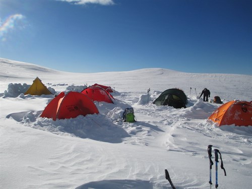 Early Season Camp on Mt. Baker