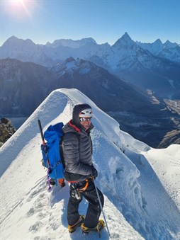 On The Summit Of Lobuche East - AC Archive