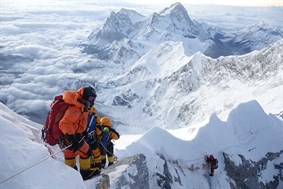 Descending Everest Summit Lydia Bradey