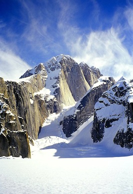 Mooses Tooth from the Ruth Gorge