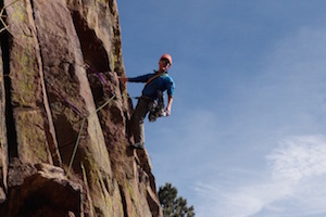 Boulder Rock Climbing