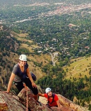 Climbers on First Flatiron