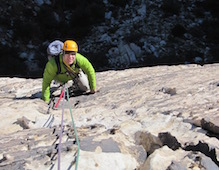 Climbing in Red Rock