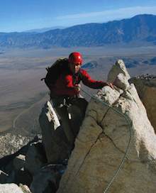 On the North Ridge of Lone Pine Peak.