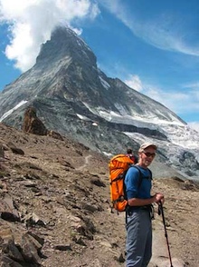 On the approach to the Matterhorn.