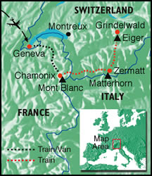 Alps Trilogy - Map