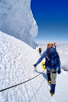 Ecuador - Climbers on Antisana.