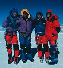 On the summit of Cho Oyu!