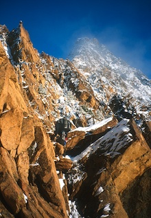 The West Ridge of the North Twin offers straightforward climbing and spectacular views.