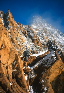 The West Ridge of the North Twin offers straightforward climbing and spectacular views.
