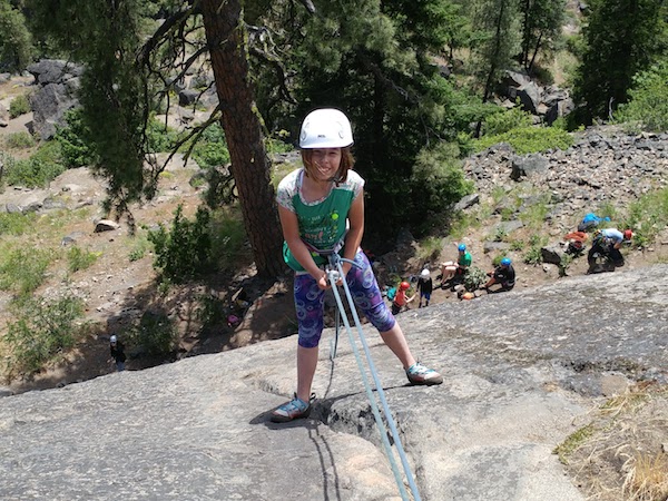 Rappelling in Leavenworth
