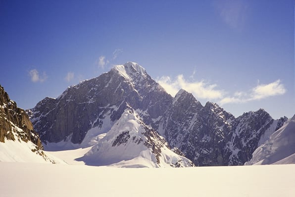Mount Foraker from Denali Base Camp