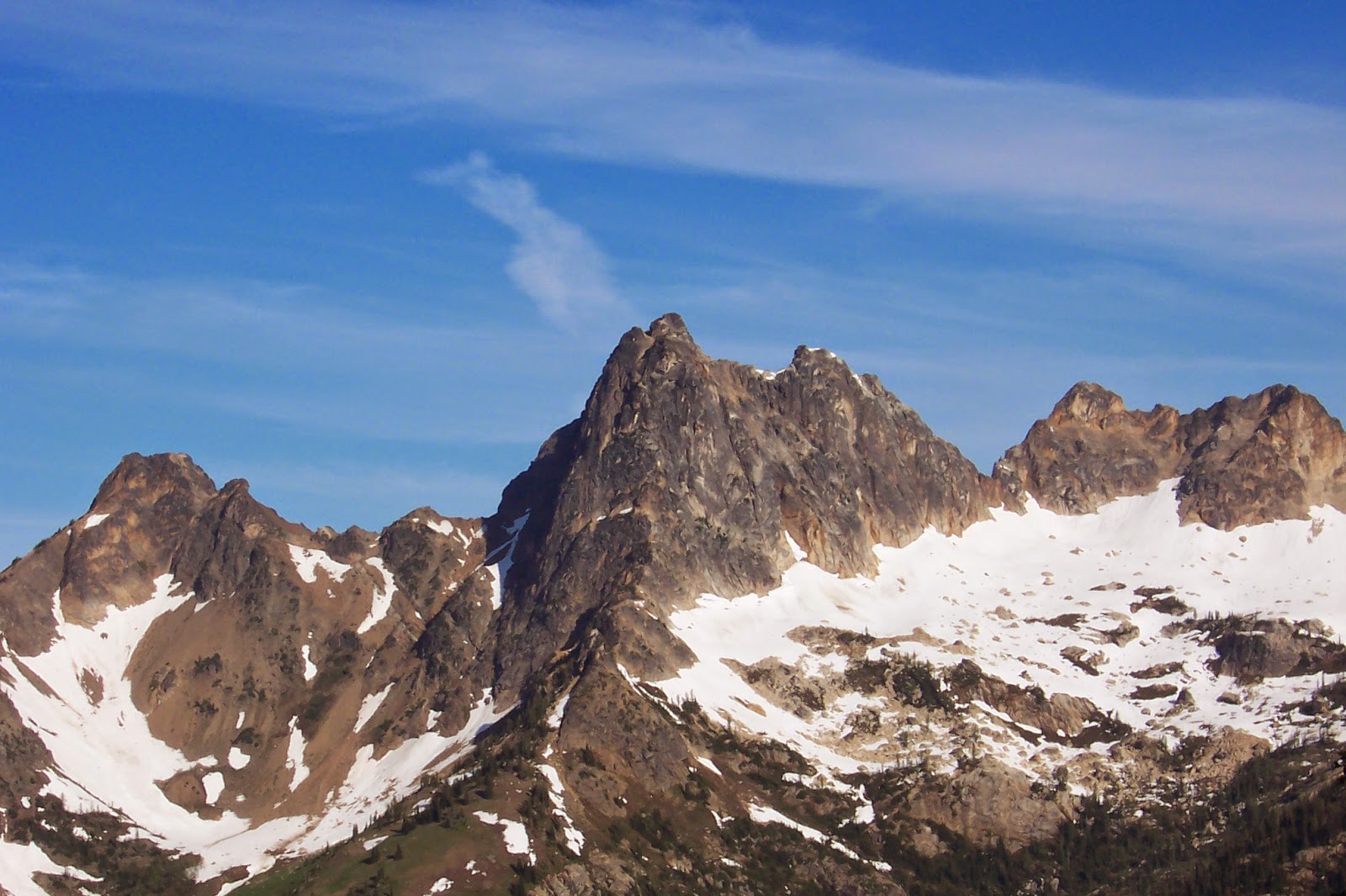 Route Profile: Cutthroat Peak, S. Buttress (5.8, III+) 3 100 2737