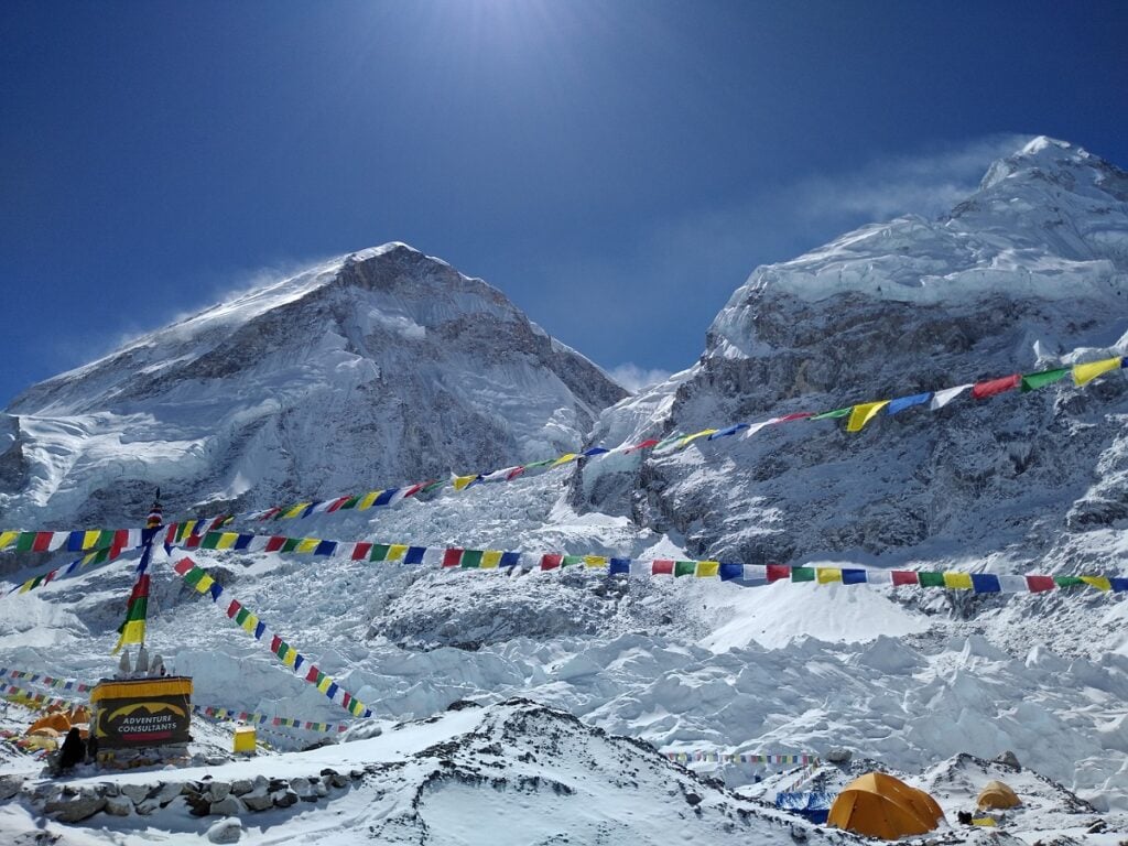 Morning at Everest Base Camp