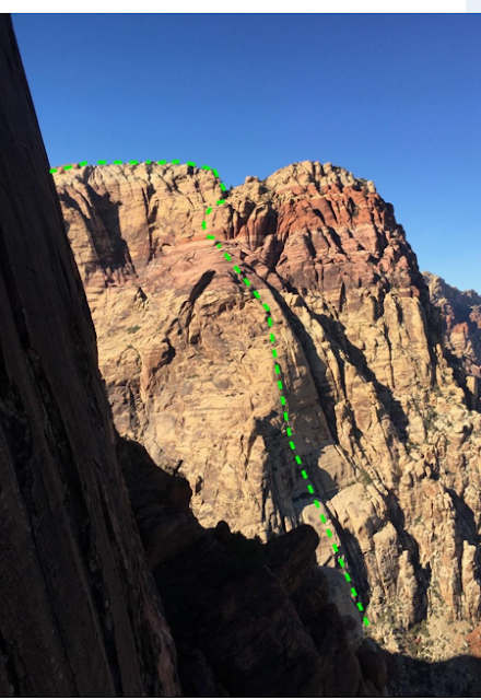 Going for the Long Burn in Red Rock - 93,000,000 Miles (IV, 5,7, 2,600') 2 2