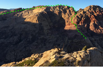 Going for the Long Burn in Red Rock - 93,000,000 Miles (IV, 5,7, 2,600') 4 4