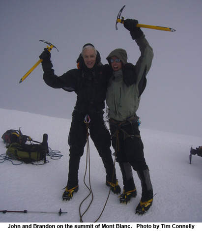 Father and Son in the Alps: Climbing the Alps Trilogy 8 4mont blanc summit