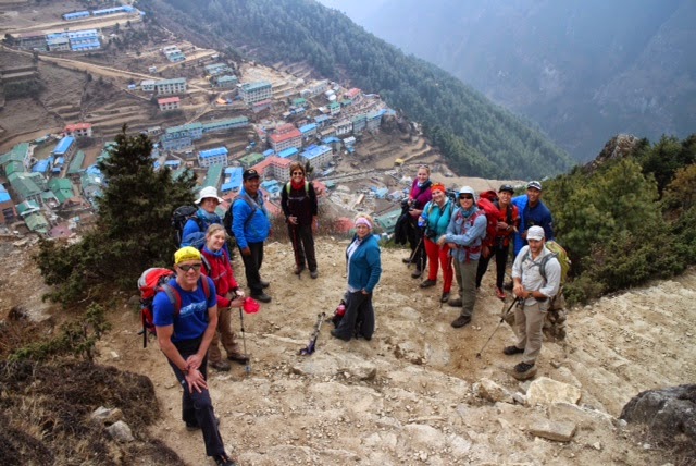 Mt. Everest Expedition 2014: Dispatch #3 2 5 Apr Namche group