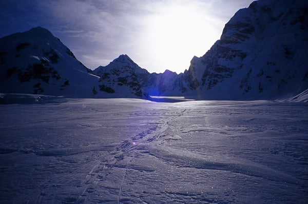 The West Face of Mount Huntington