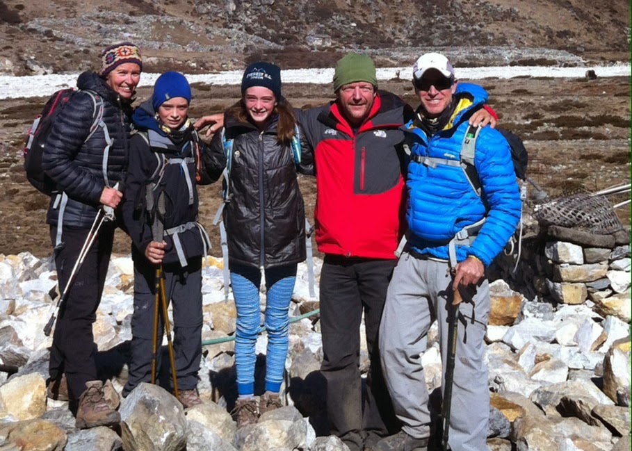 Mt. Everest Expedition 2014: Dispatch #7 1 8 Apr Hameister family Pheriche
