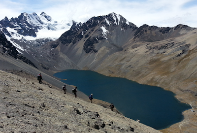 Bolivia Part 1 Trek descending to Lago SistanCC83a cropped R Riquelme