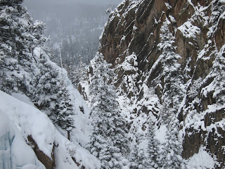 Photo Essay: Climbing in the Ouray Ice Park 7 Canyon