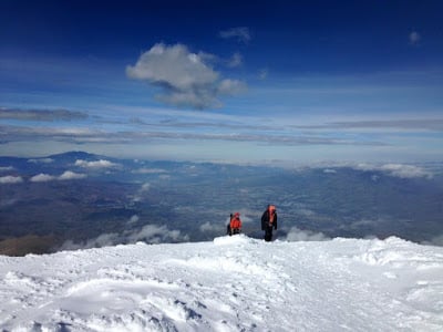 November 20 - 29, 2015 Cayambe – Antisana Skills Expedition, Ecuador - Dispatch 5 3 Cayambe.ropeteam.summit