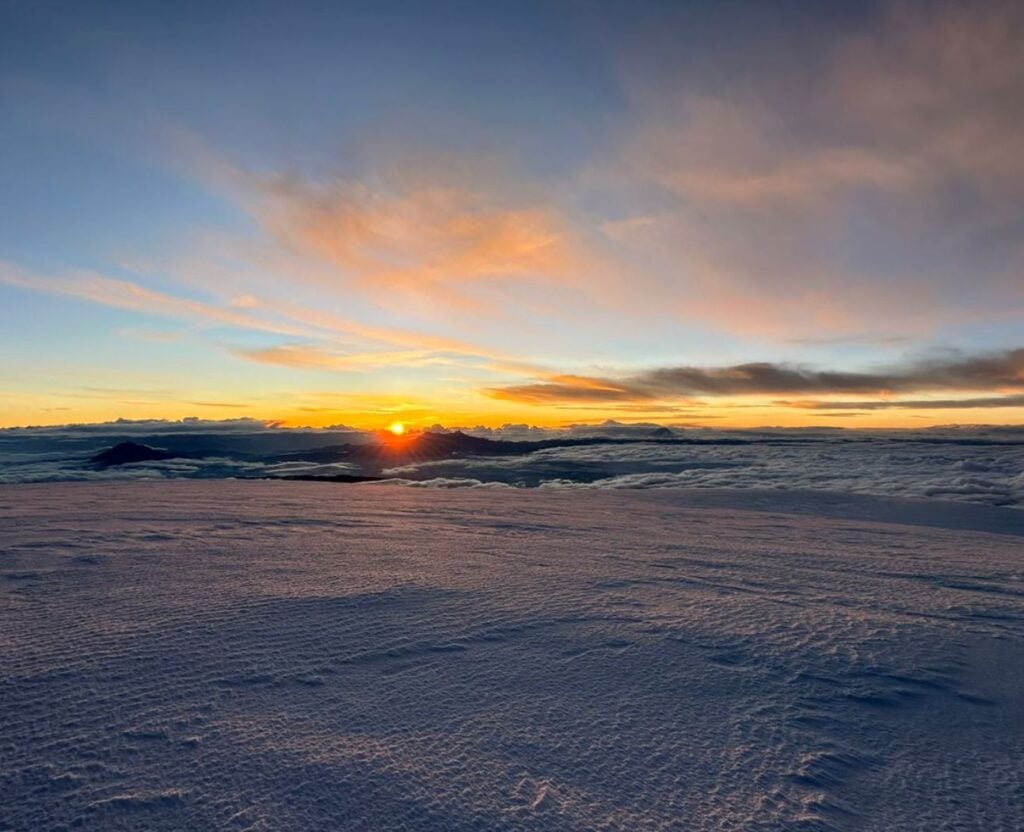 Chimborazo sunrise