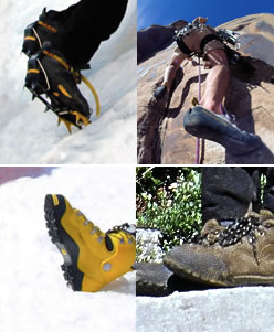 Footwear for Mountaineering and Climbing 2 climbing footwear types