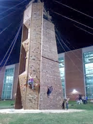 AORE Conference 2013 Round-Up 1 Climbing Wall