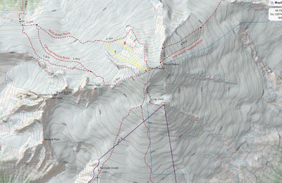 Route Profile: Mt. Baker - Coleman Headwall 2 Coleman Headwall Map