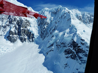 Denali West Buttress Glacier Flight