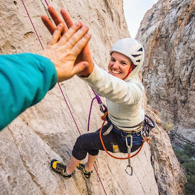 First 5.10 onsight Nevada Limestone 2017