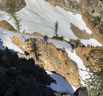 Route Profile: Poster Peak, House Buttress, 5.7 III 4 Gene