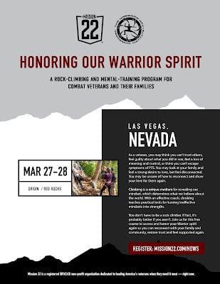 Climbing and Outdoor News from Here and Abroad - 2/27/2020 2 HOWSFlyer NEVADA min