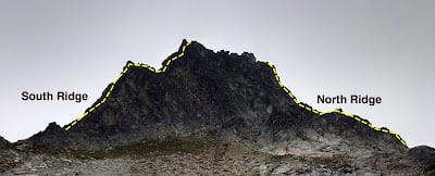 Route Profile: Aiguille de I'M - North Ridge 1 IM with Lines