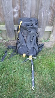 Attaching an Ice Axe to a Pack 1 IMG 0465