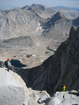 Mount Whitney - A Classic East Face Ascent 4 Matt poses just below the summit