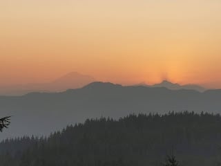 Climbing and Outdoor News from Here and Abroad - 8/19/21 1 Mt. Baker behind Smoke
