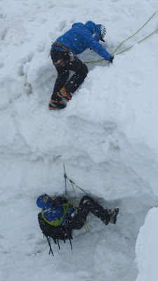 The Class of 2011 - AAI Guide Training 4 Ski Area Crevasse 8