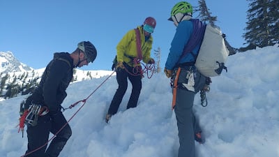American Alpine Institute Class of 2018 23 Ski Area Short Rope
