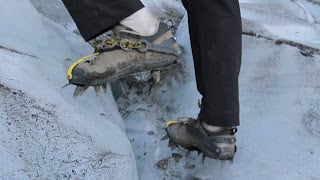 The Pain and the Pleasure of Crampons on Approach Shoes 1 TennisShoeCramp2