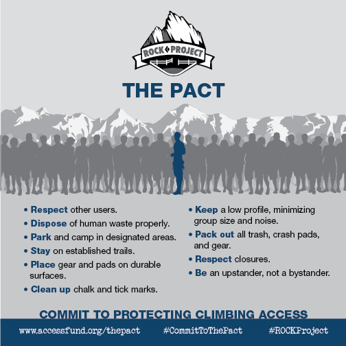 Access Fund - The Pact 1 The Pact Social Media Graphic