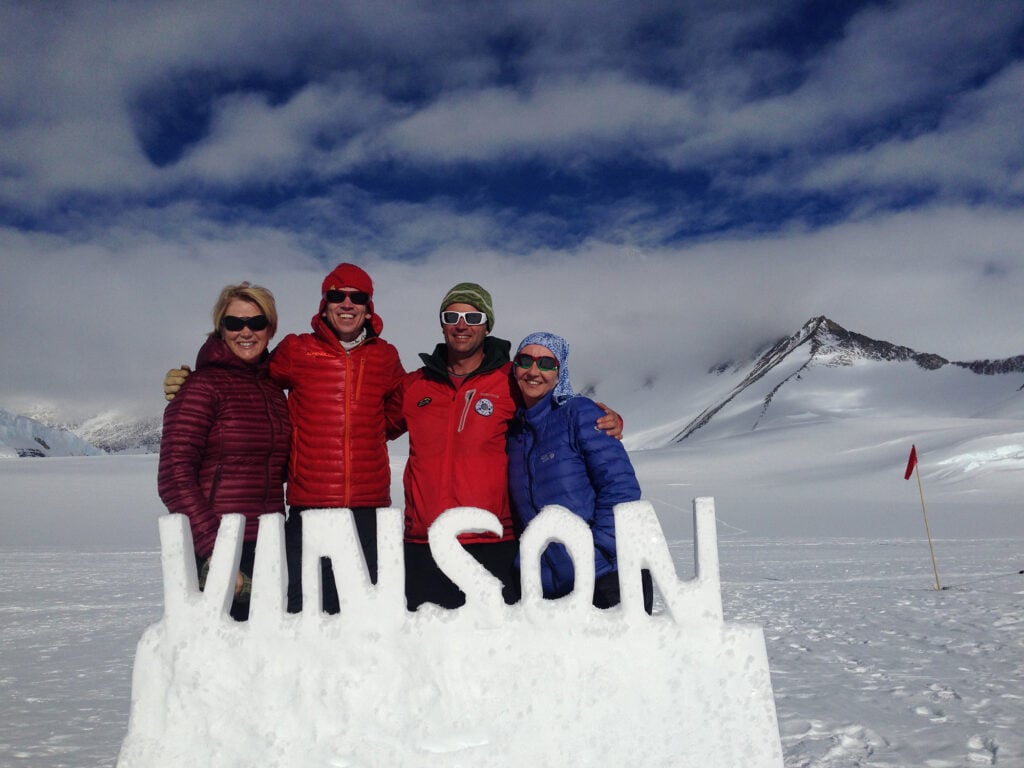 Vinson classic BC snow sign Mark Sedon