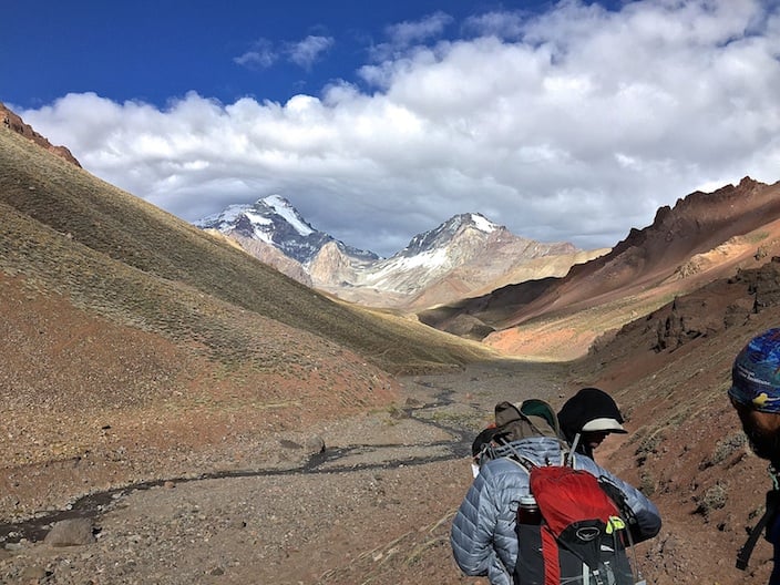 First View of the Mountain on Day 3