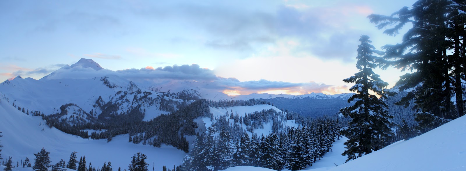 Coleman Pinnacle Ski Tour 11 bakersunset