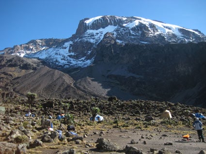 Barranco Camp in the morning.