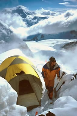 High on Denali's West Rib