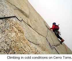 Fighting for Fitzroy 3 climbing cerro torre in cold conditions